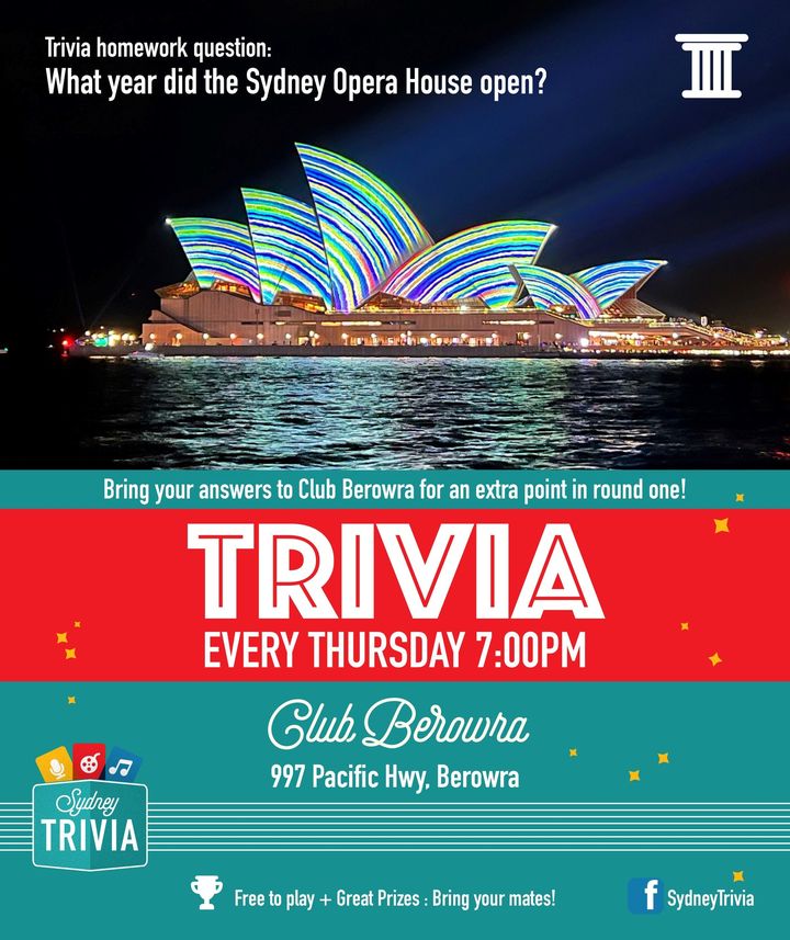 Featured image for “FREE trivia on Thursday Night from 7pm.”